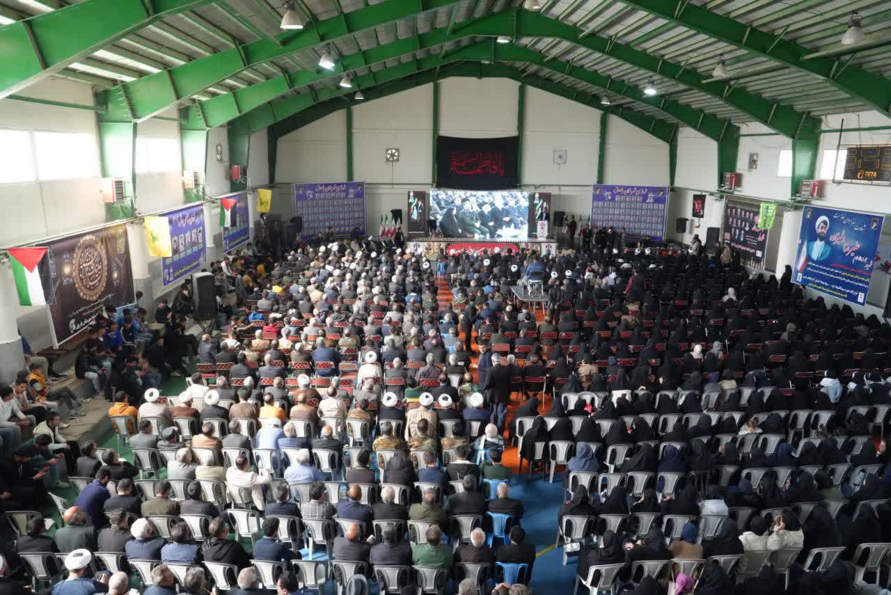 برگزاری اجلاسیه پایانی یادواره 167 شهید شهرستان باروق + تصاویر