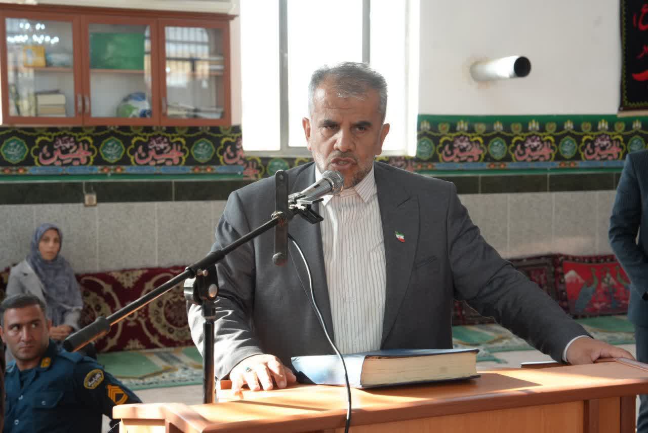 برگزاری آیین کلنگزنی ساخت مدرسه 10 کلاسه در بخش نختالو شهرستان باروق + تصاویر