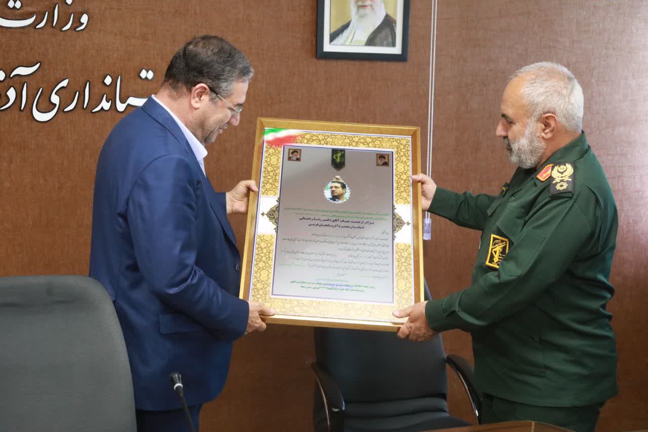 دیدار جمعی از فرماندهان سپاه با استاندار آذربایجانغربی + تصاویر