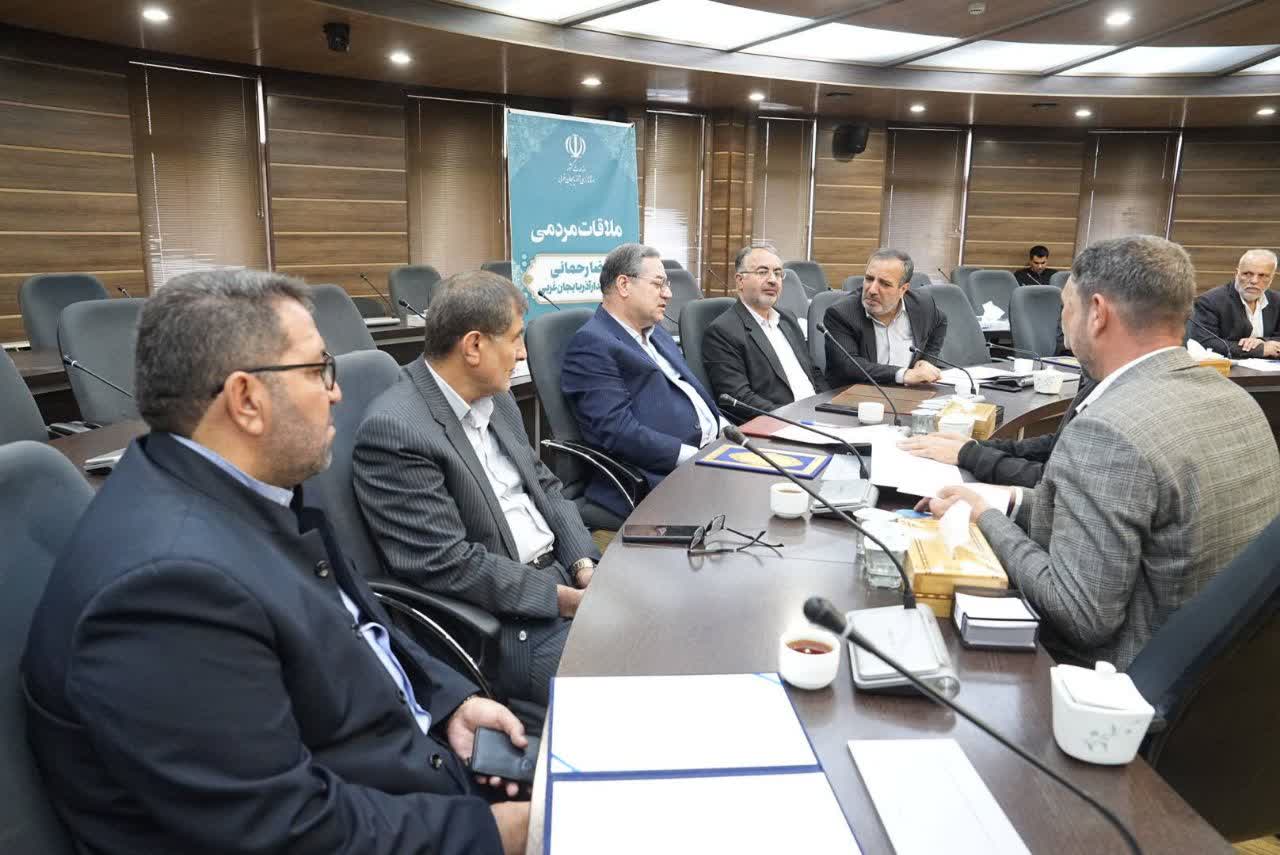 تأکید رحمانی بر رسیدگی مستقیم به مشکلات مردم آذربایجانغربی + تصاویر