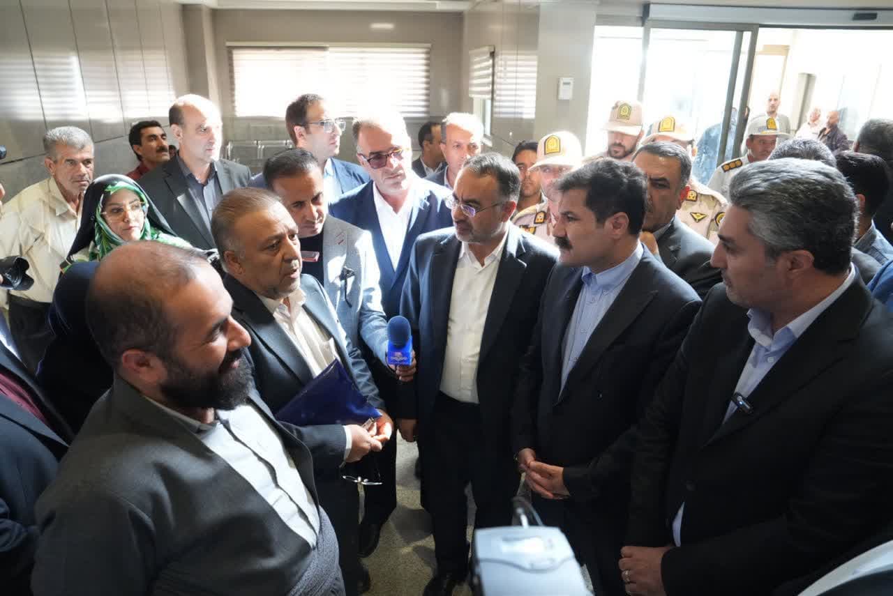 بازدید معاون رئیسجمهور از پایانه مرزی سرو + تصاویر