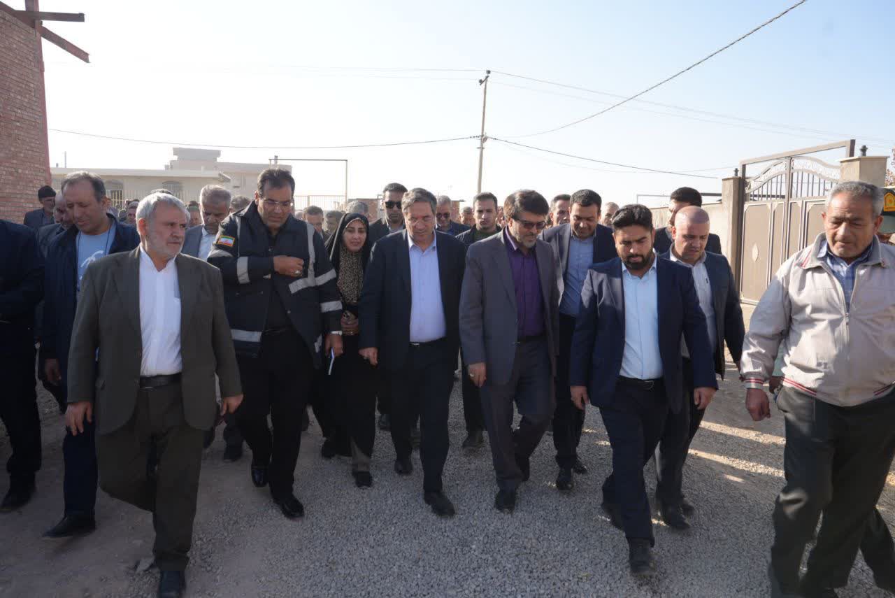 برگزاری آیین کلنگزنی ساخت مدرسه 10 کلاسه در بخش نختالو شهرستان باروق + تصاویر