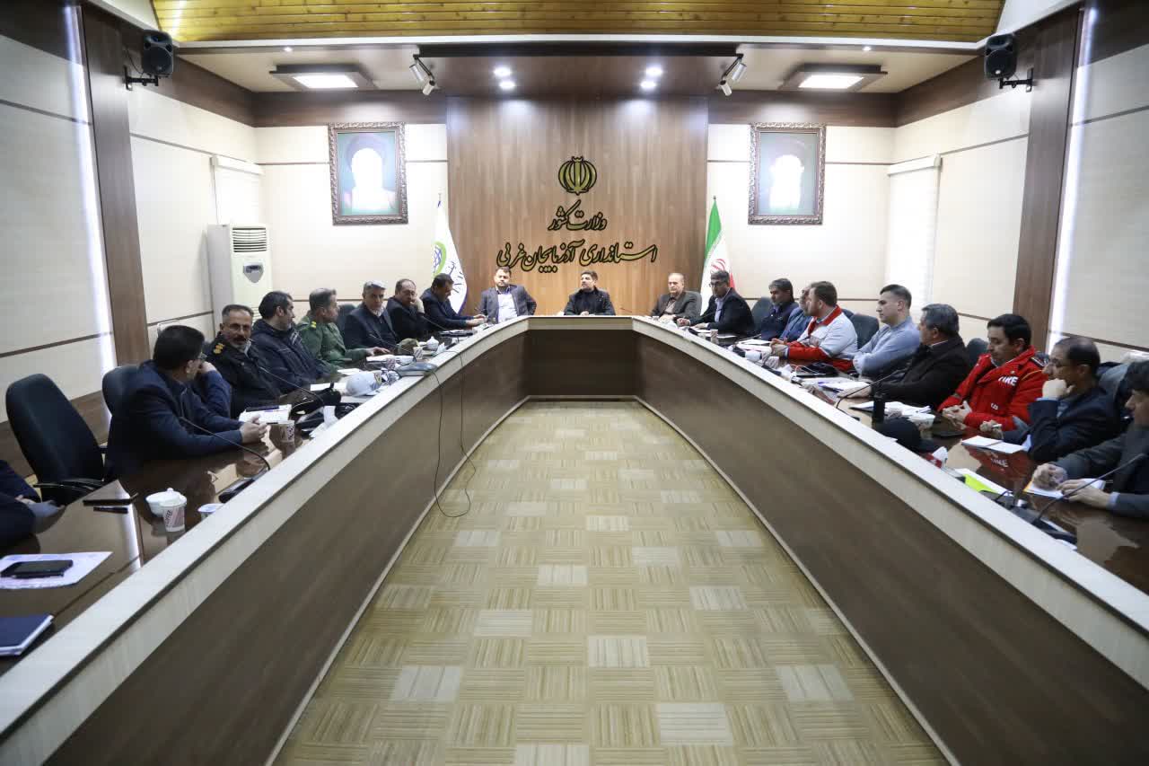 برگزاری جلسه ستاد پیشگیری، هماهنگی و فرماندهی عملیات پاسخ به بحران آذربایجان‌غربی