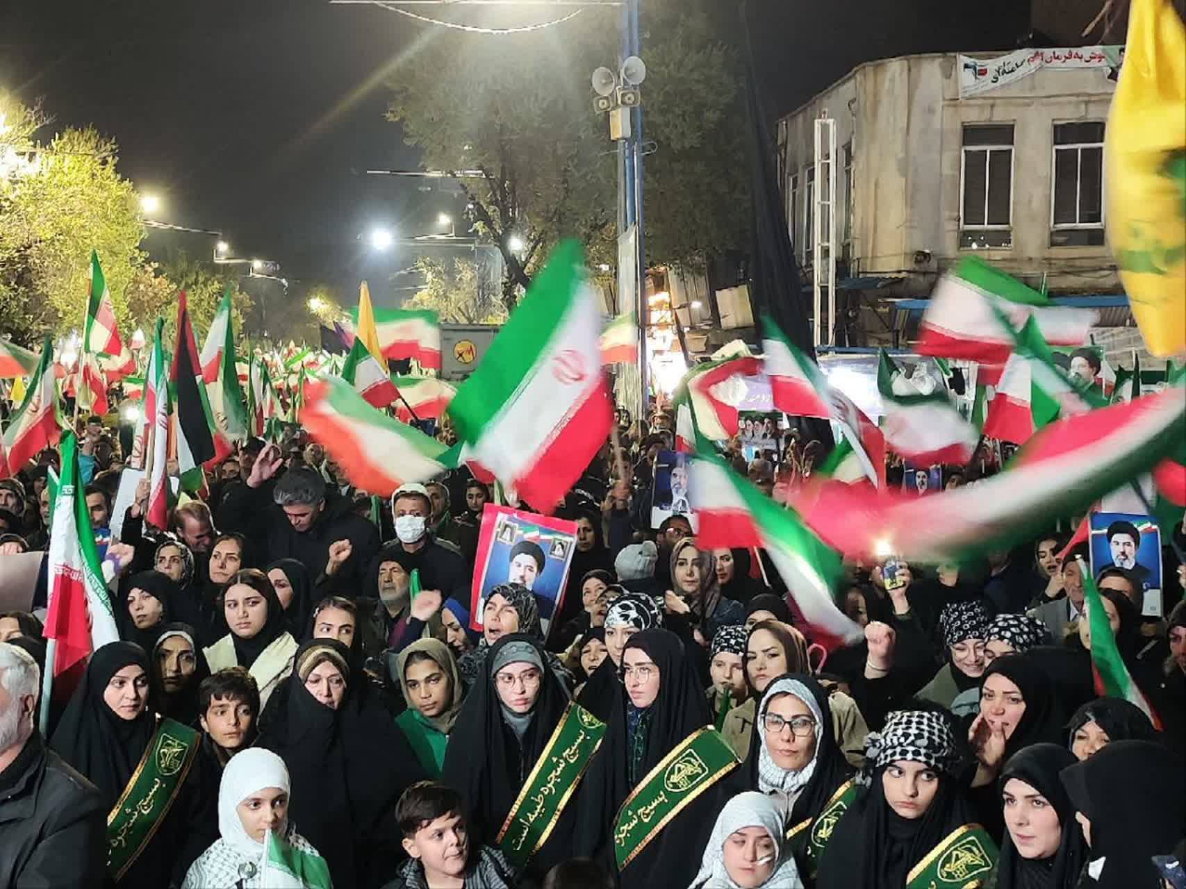 اجتماع مردم غیور ارومیه تبلور انسجام اجتماعی و غیرت ملی + تصاویر