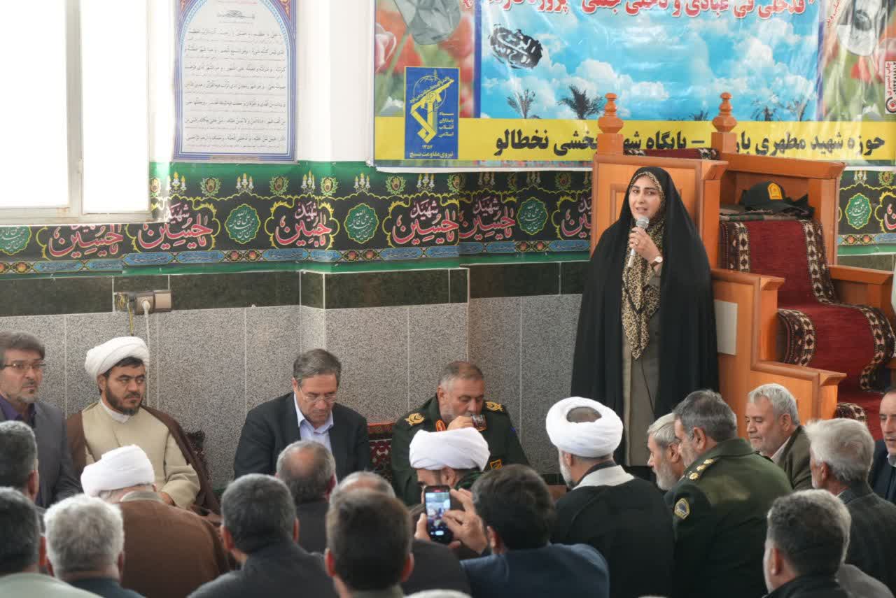 برگزاری آیین کلنگزنی ساخت مدرسه 10 کلاسه در بخش نختالو شهرستان باروق + تصاویر