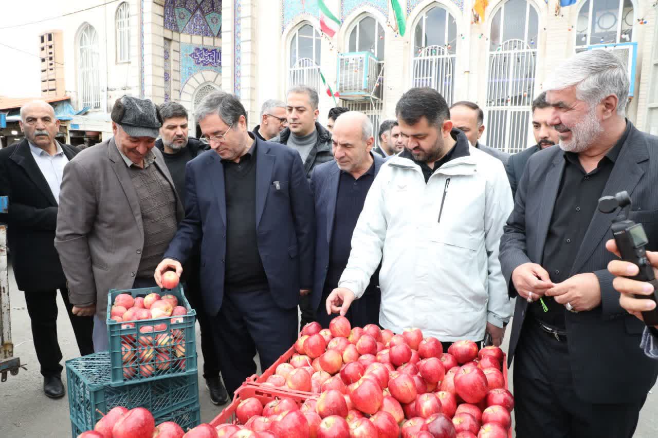 بازدید استاندار آذربایجان‌غربی از بازار ارومیه + تصاویر