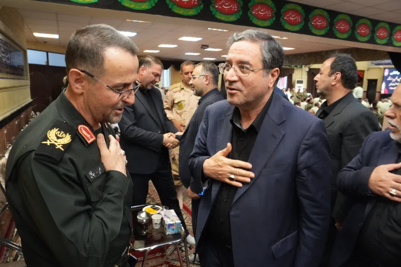 حضور استاندار آذربایجانغربی در مراسم بزرگداشت شهید علیرضا لطفی در ارومیه + تصاویر