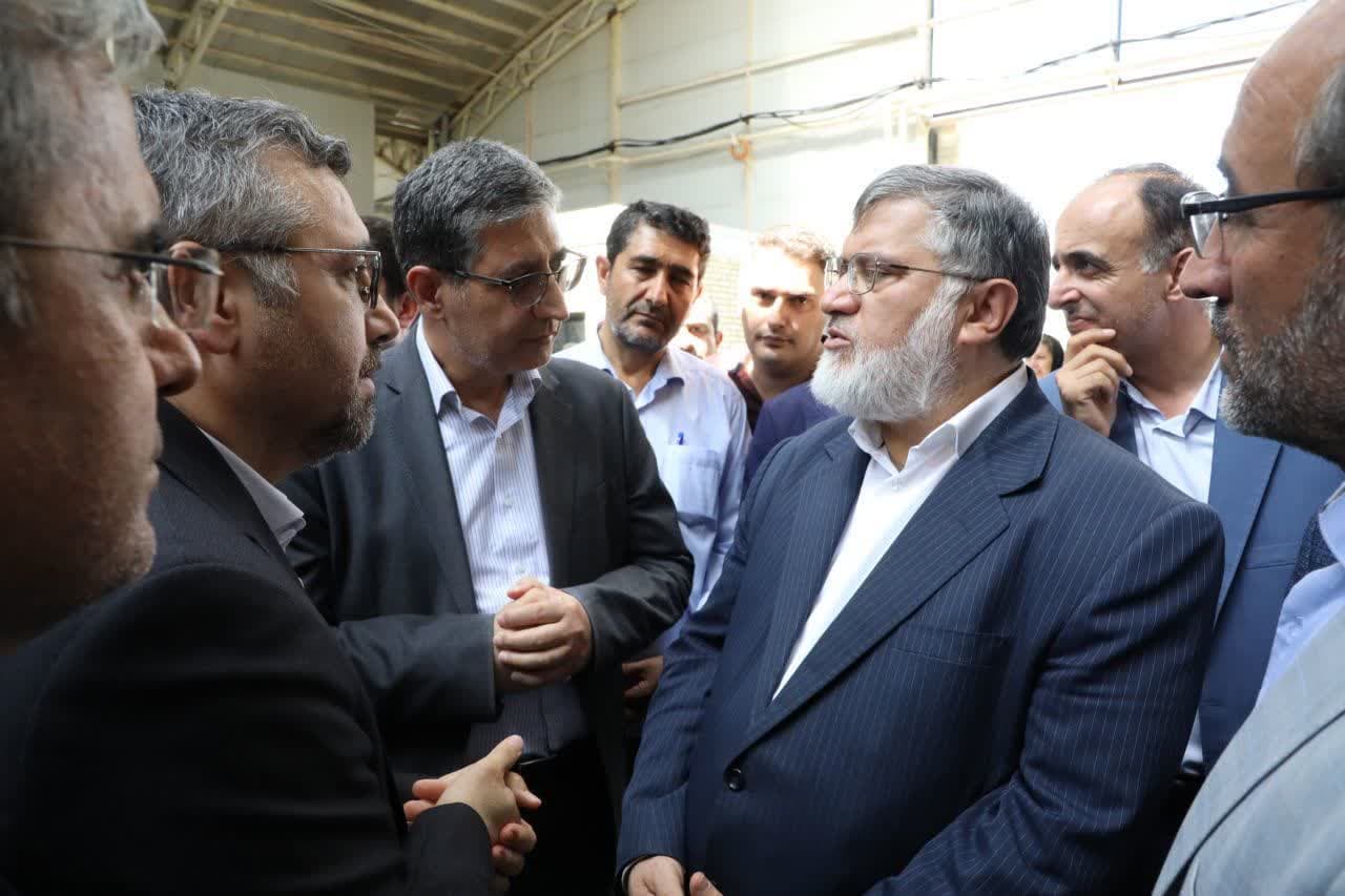 بازدید استاندار آذربایجان غربی از واحدهای تولیدی و صنعتی شهرستان میاندوآب + تصاویر