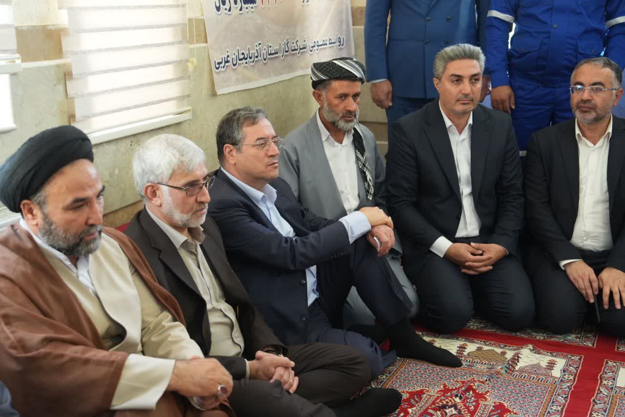 بهرهبرداری از پروژه گازرسانی به 31 روستای ارومیه + تصاویر