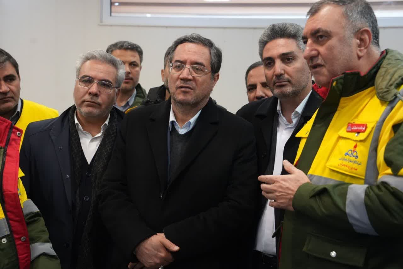 بازدید استاندار آذربایجانغربی از مرکز دیسپاچینگ گاز استان + تصاویر