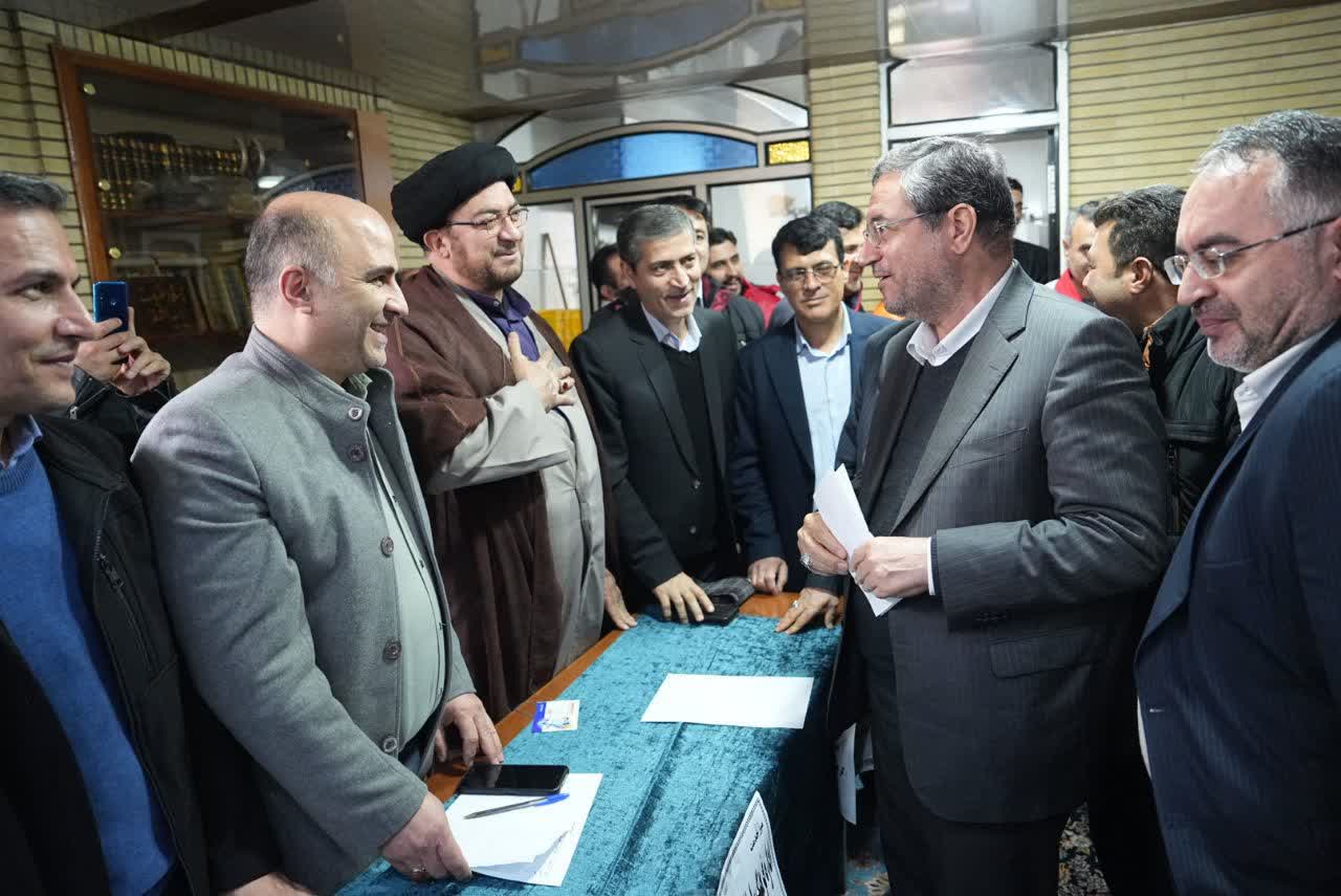 حضور استاندار آذربایجان‌غربی در جمع مردم شهر محمدیار + تصاویر