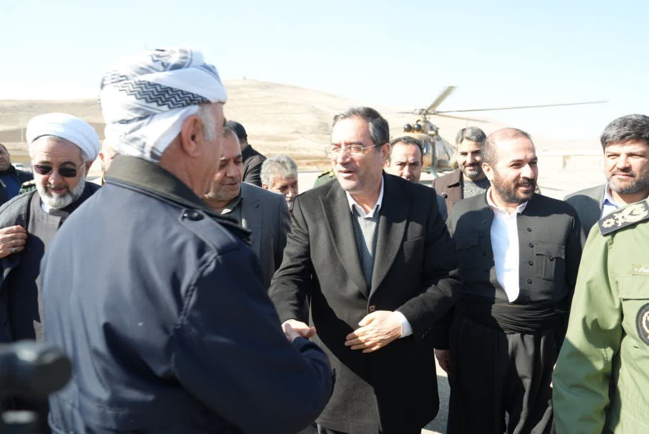استاندار آذربایجانغربی وارد شهرستان پیرانشهر شد + تصاویر