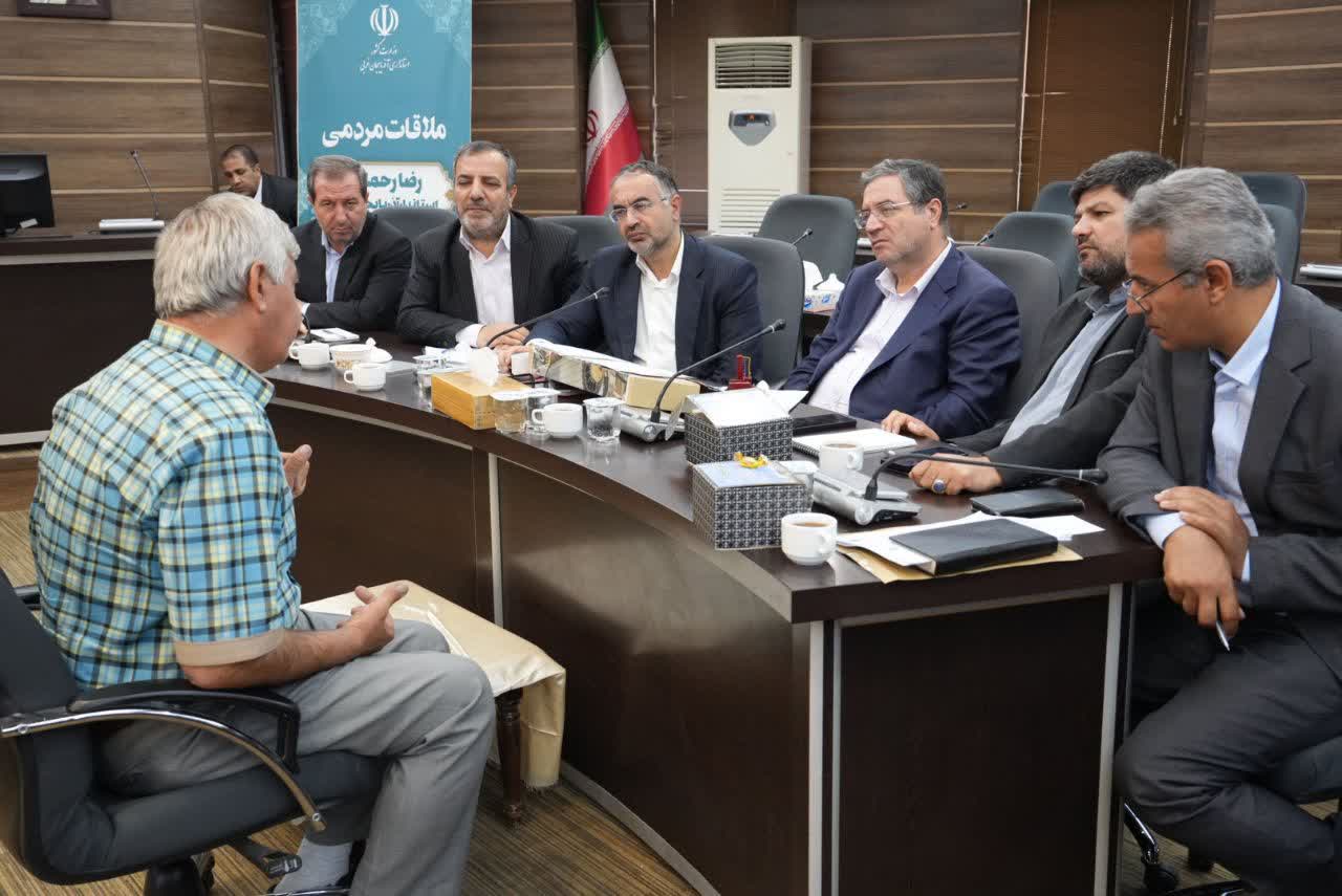 برگزاری ملاقات مردمی استاندار آذربایجانغربی + تصاویر