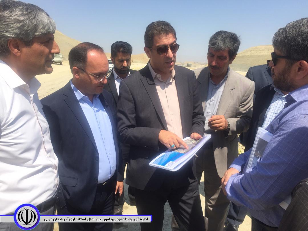 بازدید سرپرست معاونت هماهنگی امور عمرانی استانداری از پروژه کمربندی دوم ارومیه