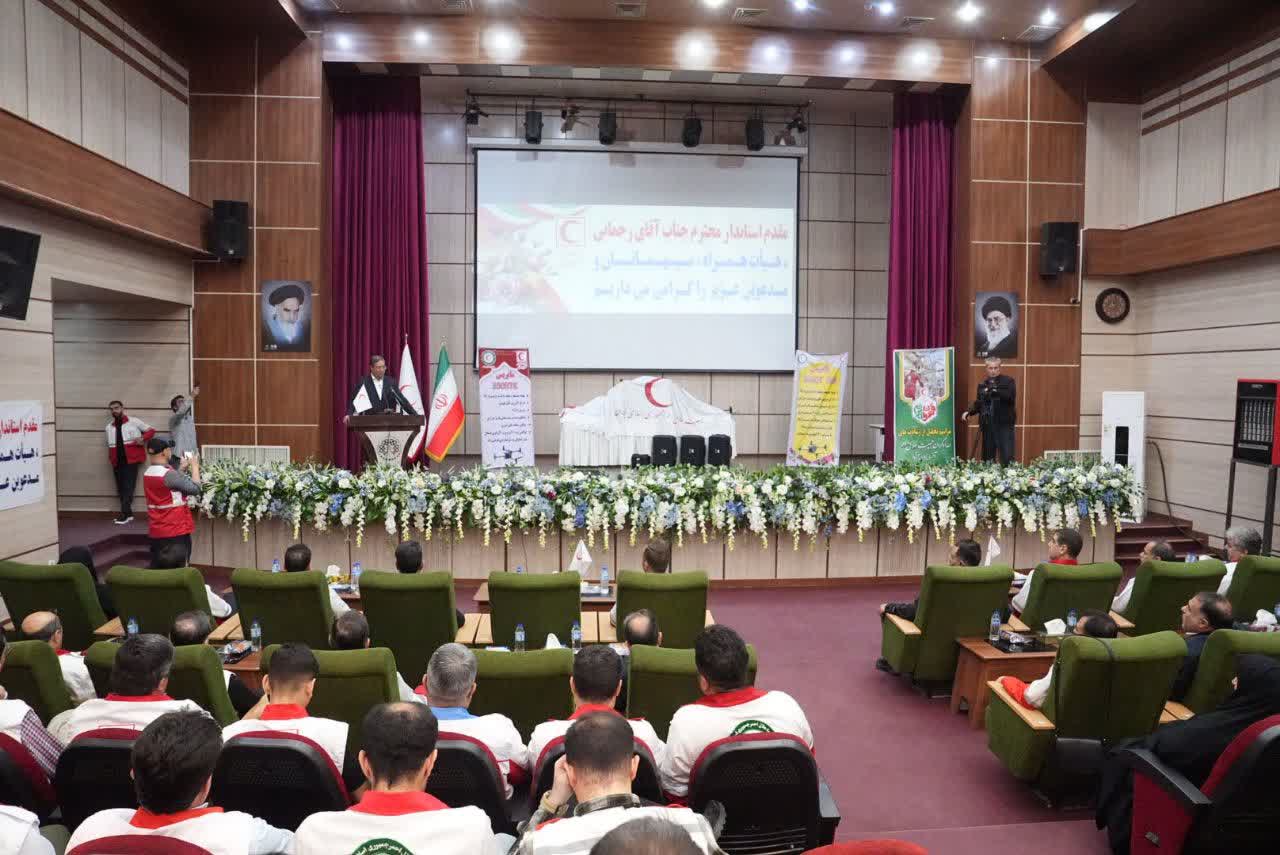 آلبوم تصویری / برگزاری مراسم تجلیل از رشادت‌های امدادگران جمعیت هلال احمر آذربایجان‌غربی