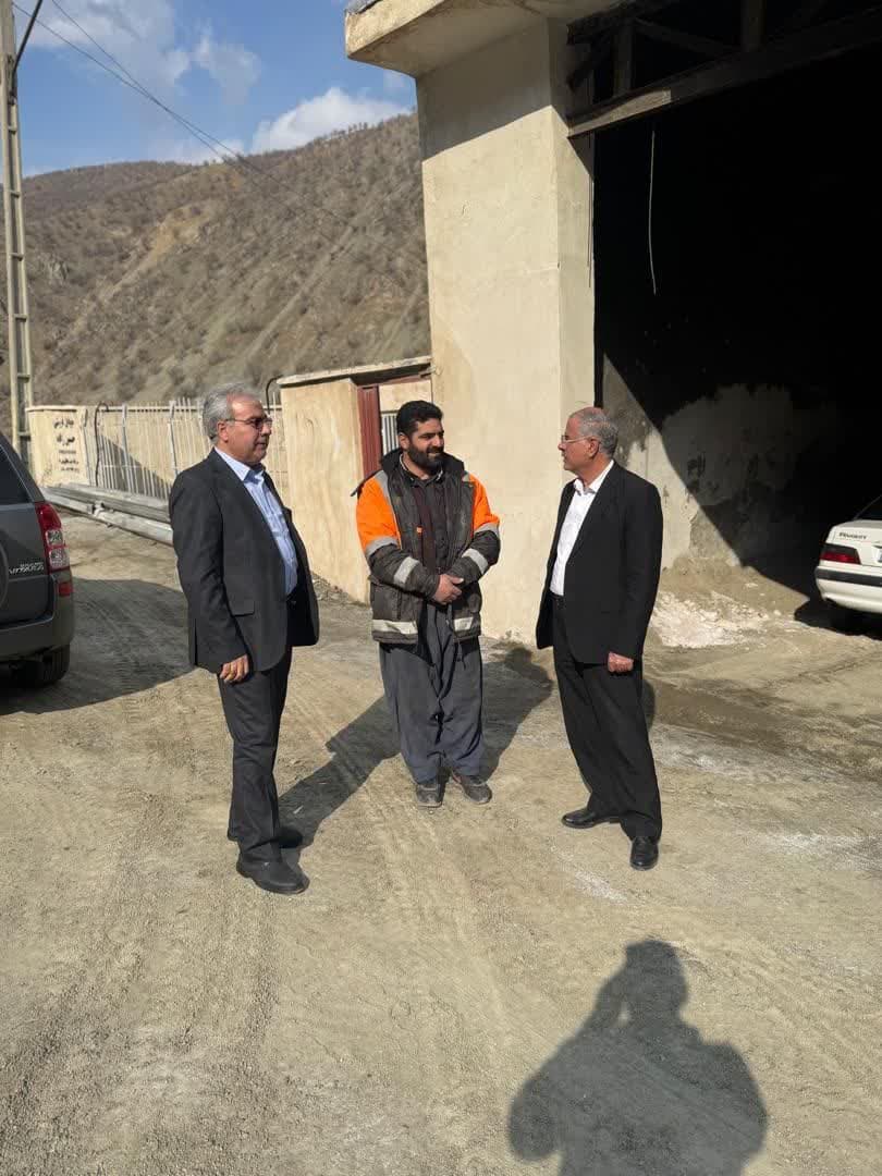 بازدید سرپرست معاونت سیاسی و اجتماعی استانداری آذربایجان غربی از راهدارخانه گرژال شهرستان میرآباد