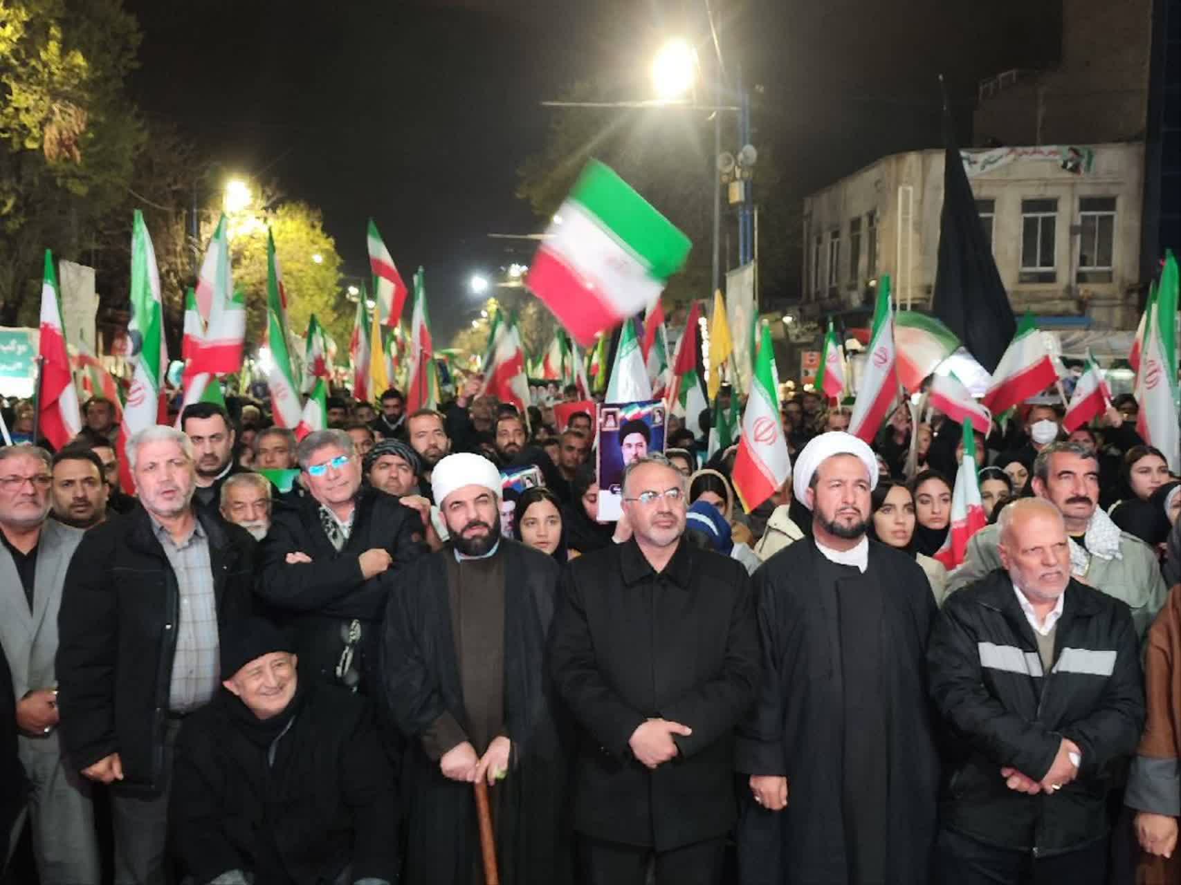 اجتماع مردم غیور ارومیه تبلور انسجام اجتماعی و غیرت ملی + تصاویر