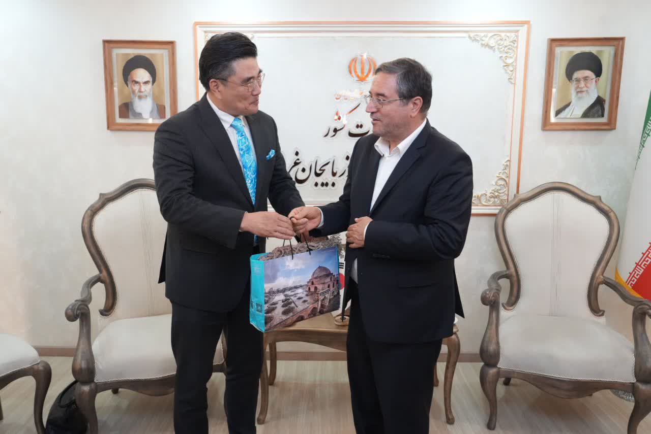 دیدار سفیر کره جنوبی در ایران با استاندار آذربایجانغربی + تصاویر
