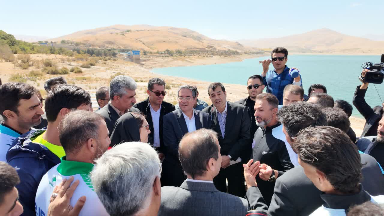 بازدید وزیر ورزش و جوانان از اردوی تیم ملی روئینگ در مهاباد + تصاویر