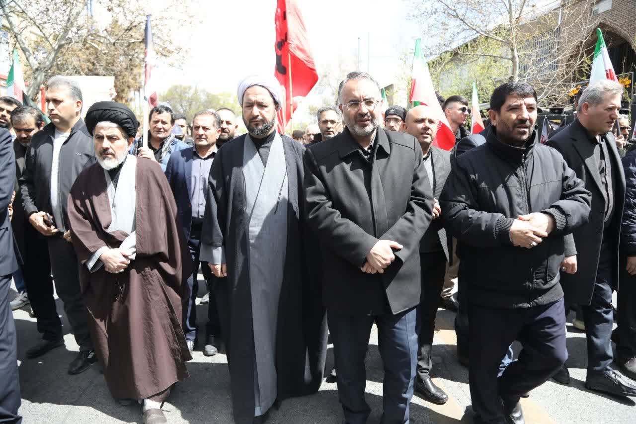 آلبوم تصویری / خروش یکپارچه مردم و مسئولان آذربایجان‌غربی در اربعین شهادت قائد امت اسلامی