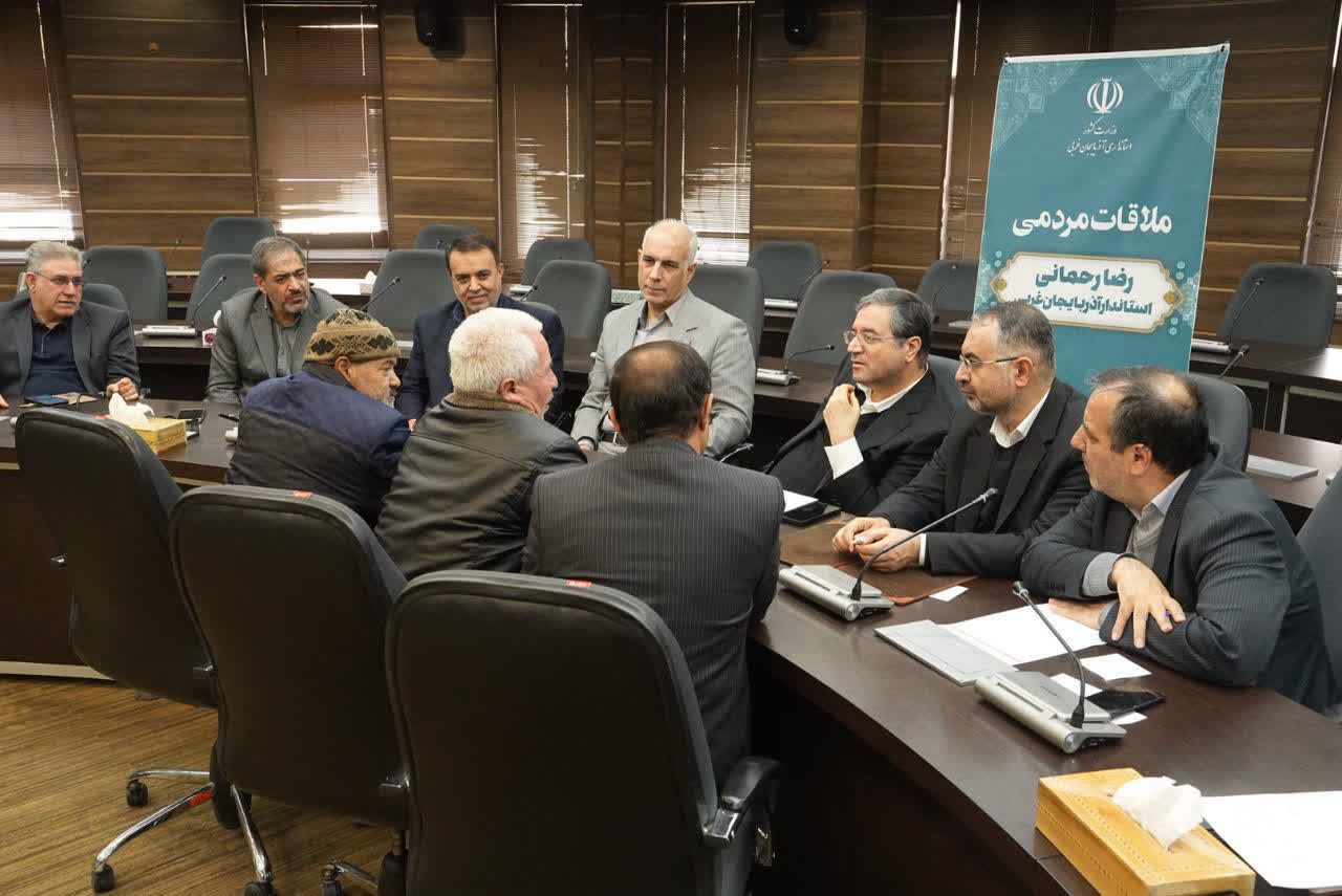 برگزاری ملاقات مردمی استاندار آذربایجان‌غربی + تصاویر