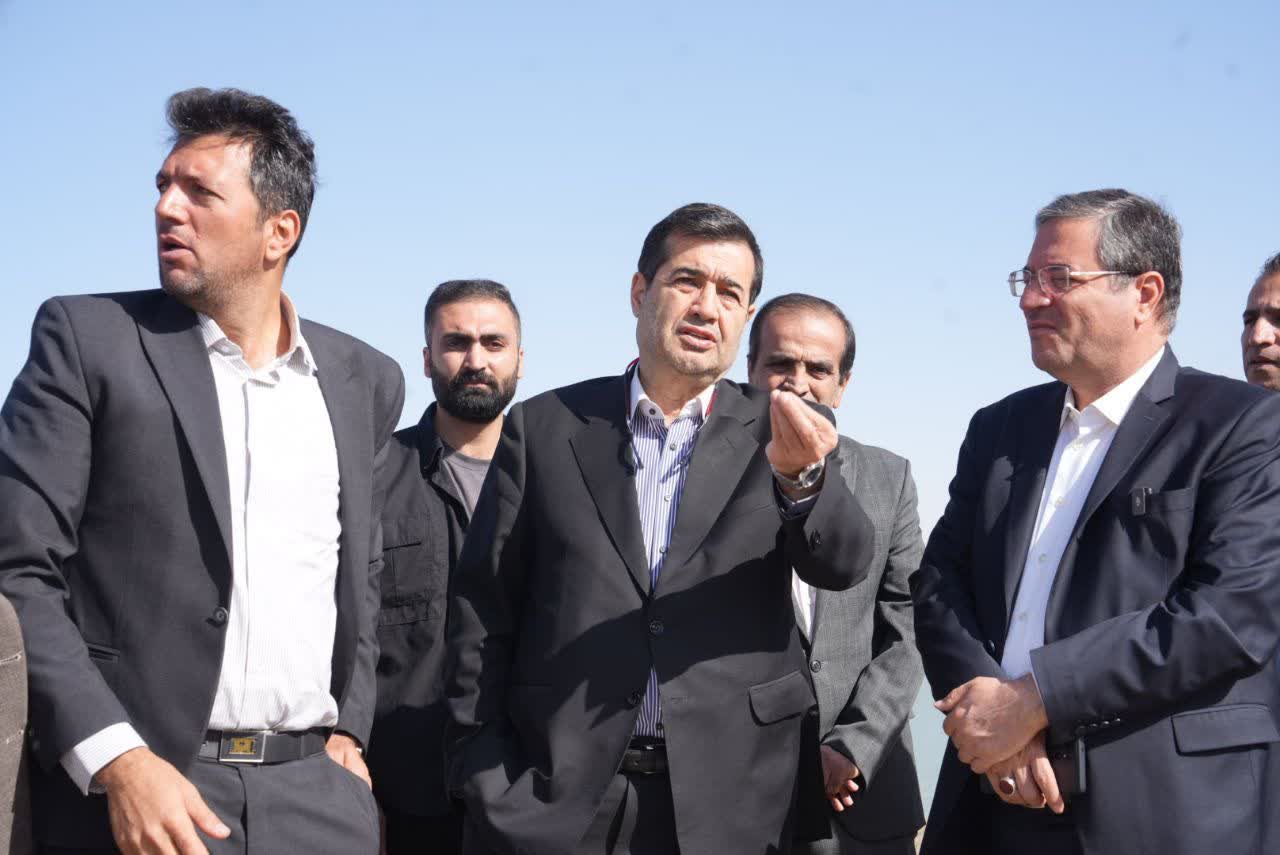 بازدید وزیر ورزش و جوانان از سد حسنلو + تصاویر