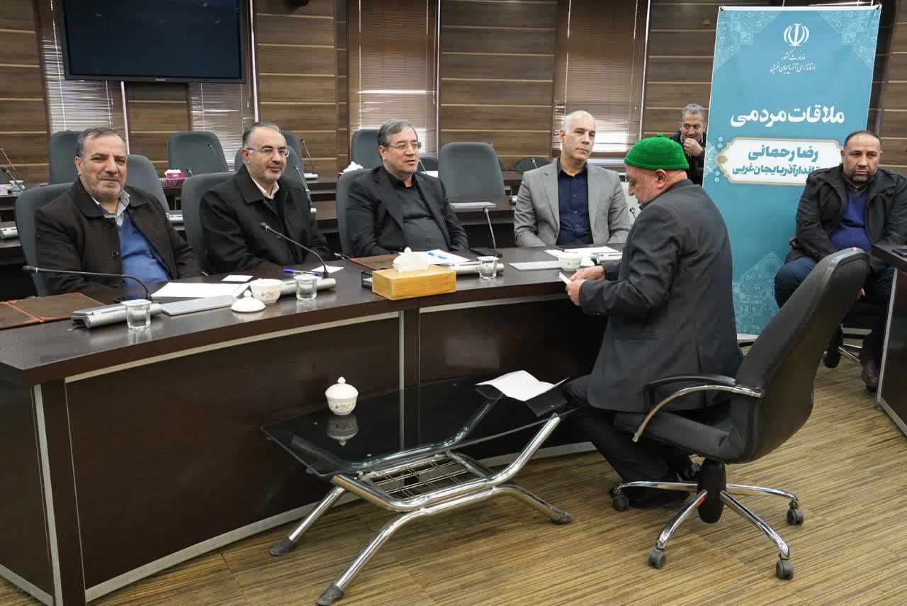 برگزاری ملاقات مردمی استاندار آذربایجان‌غربی + تصاویر