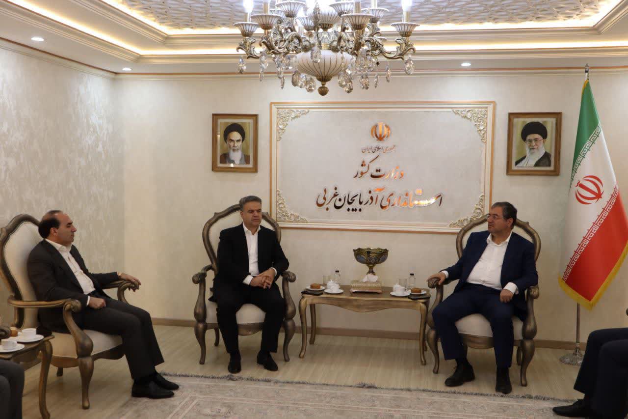 دیدار معاون وزیر صمت با استاندار آذربایجانغربی + تصاویر