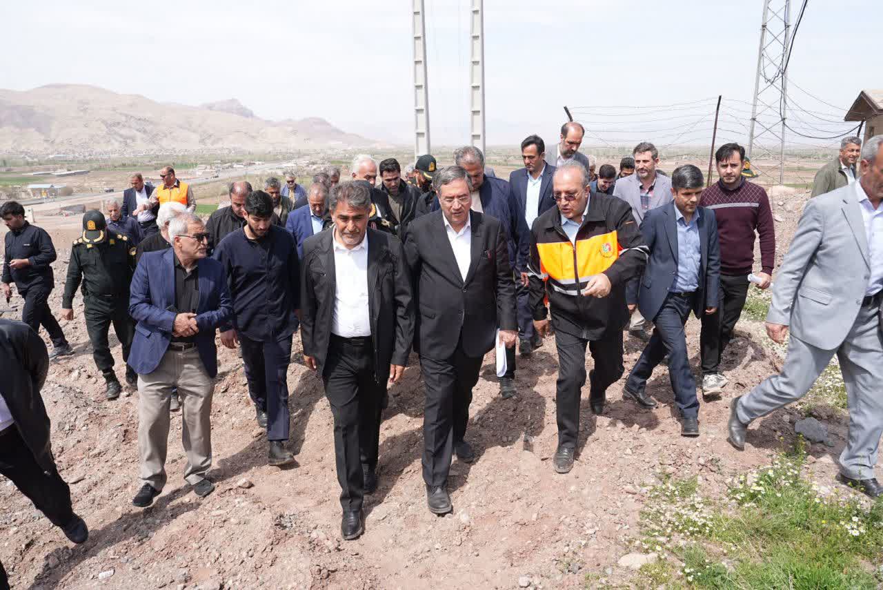 بازدید استاندار آذربایجان‌غربی از از روند اجرای پروژه سه‌راهی ایواوغلی تا گیت ورودی منطقه آزاد ماکو + تصاویر