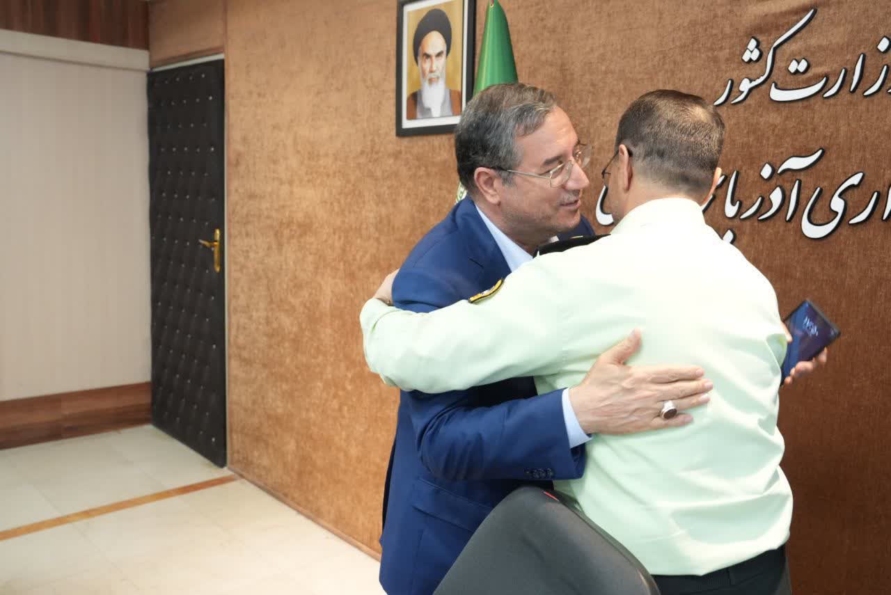 دیدار فرماندهان انتظامی و مرزبانی استان با استاندار آذربایجانغربی + تصاویر