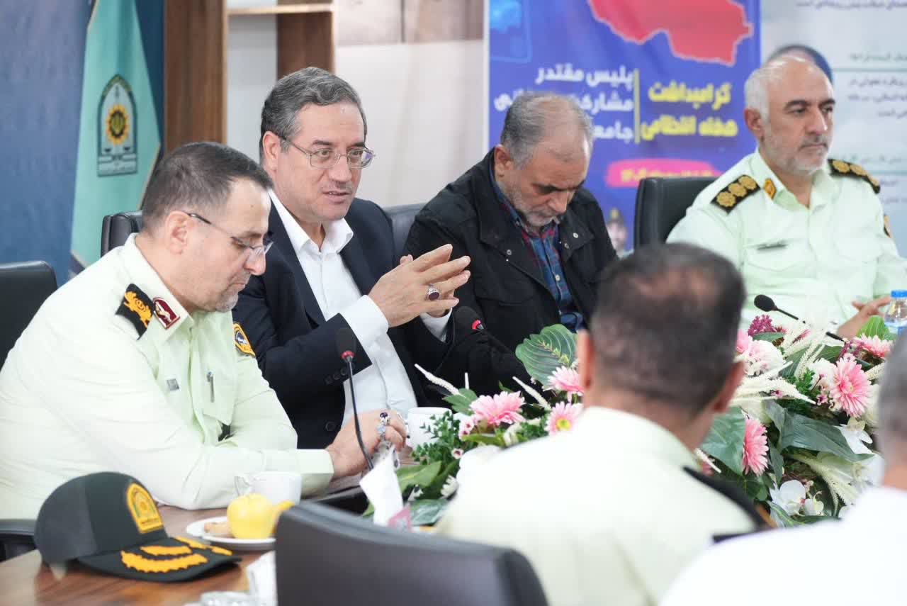 حضور استاندار آذربایجانغربی در فرماندهی انتظامی استان + تصاویر