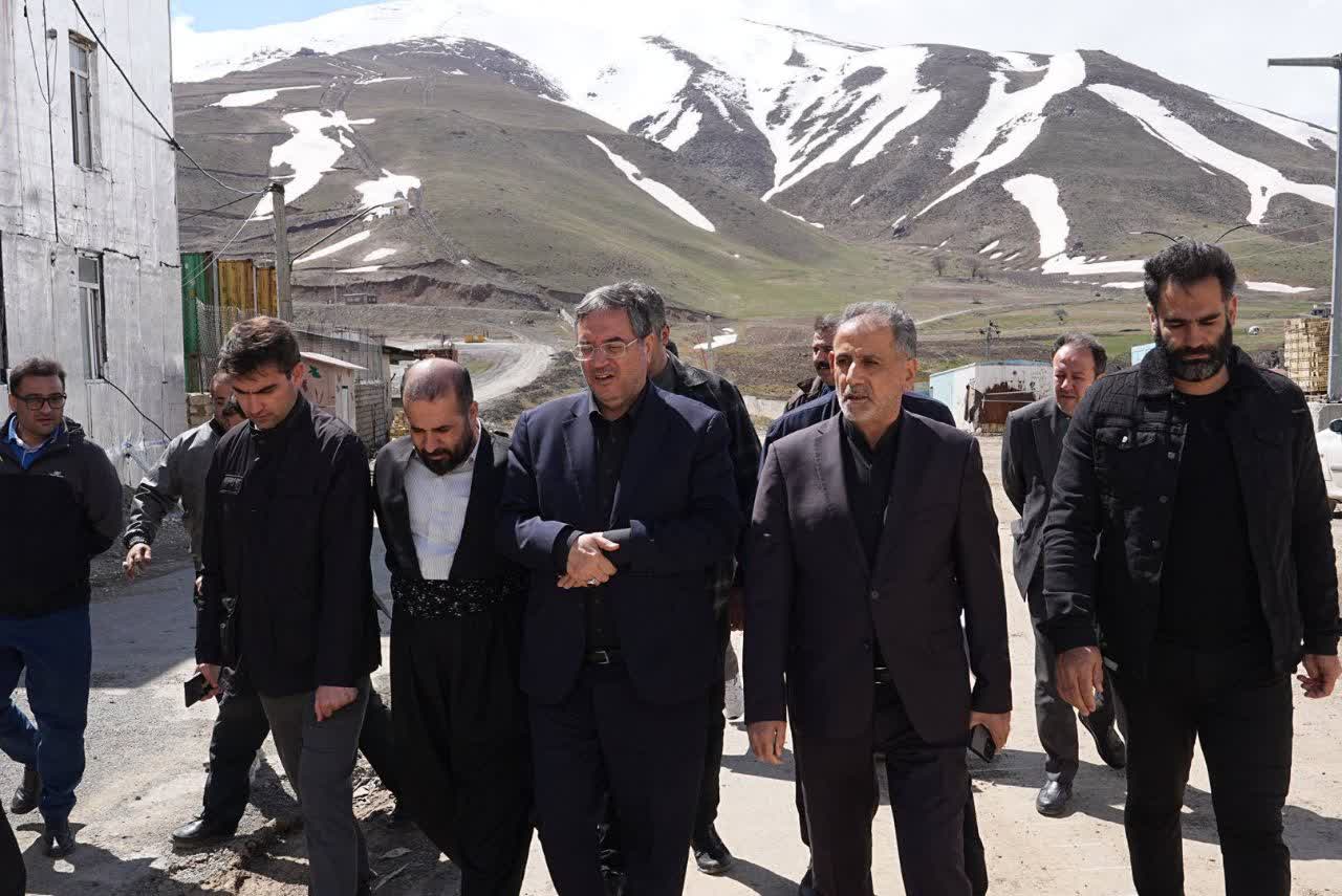 ارزیابی میدانی استاندار آذربایجان‌غربی از روند تردد و مبادلات مرزی در تمرچین + تصاویر