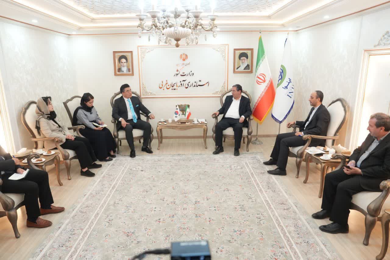 دیدار سفیر کره جنوبی در ایران با استاندار آذربایجانغربی + تصاویر