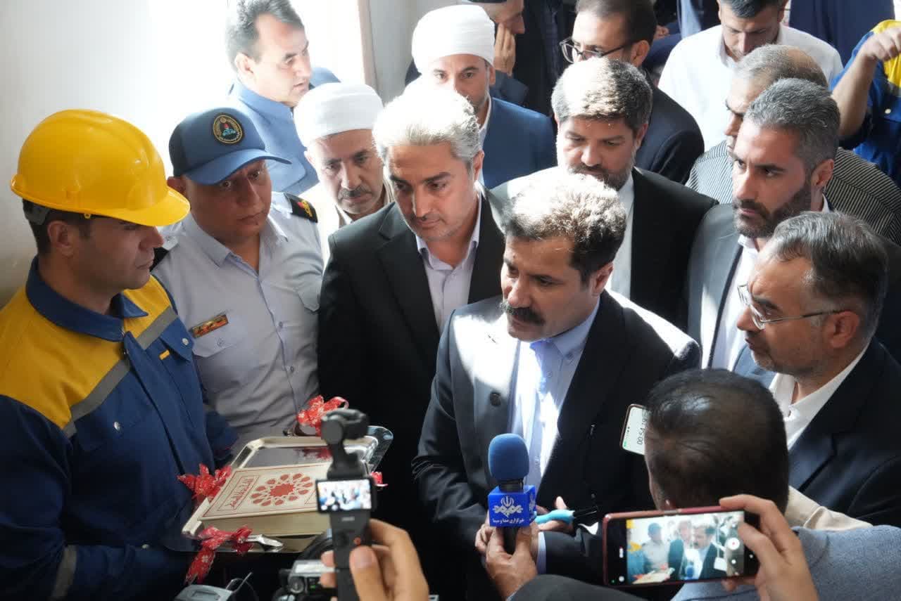 افتتاح پروژه گازرسانی به روستاهای مرزی در ارومیه + تصاویر