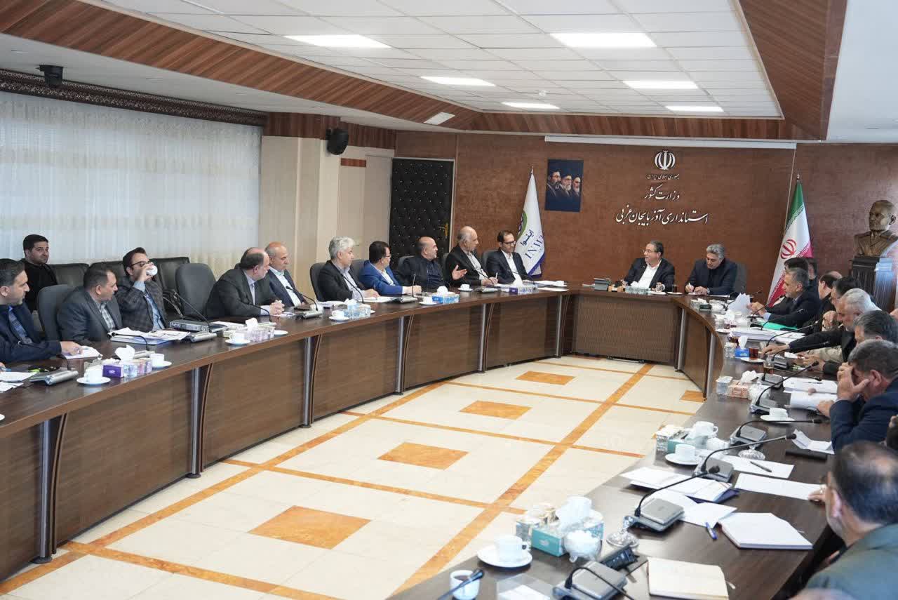 برگزاری جلسه شورای ساماندهی مبادلات مرزی آذربایجان‌غربی + تصاویر