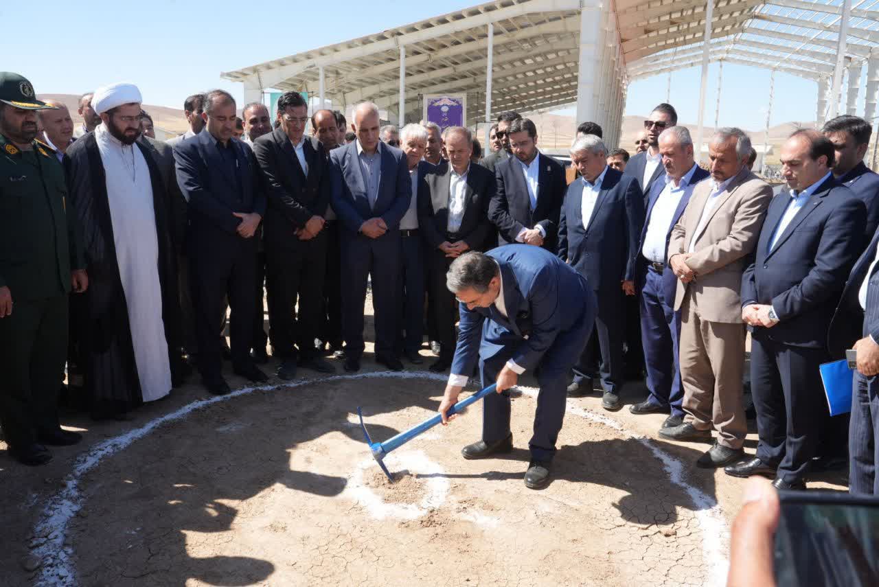 آغاز عملیات اجرایی فاز دوم توسعه پروژه تولید نشاسته و گلوتن گندم در نقده + تصاویر