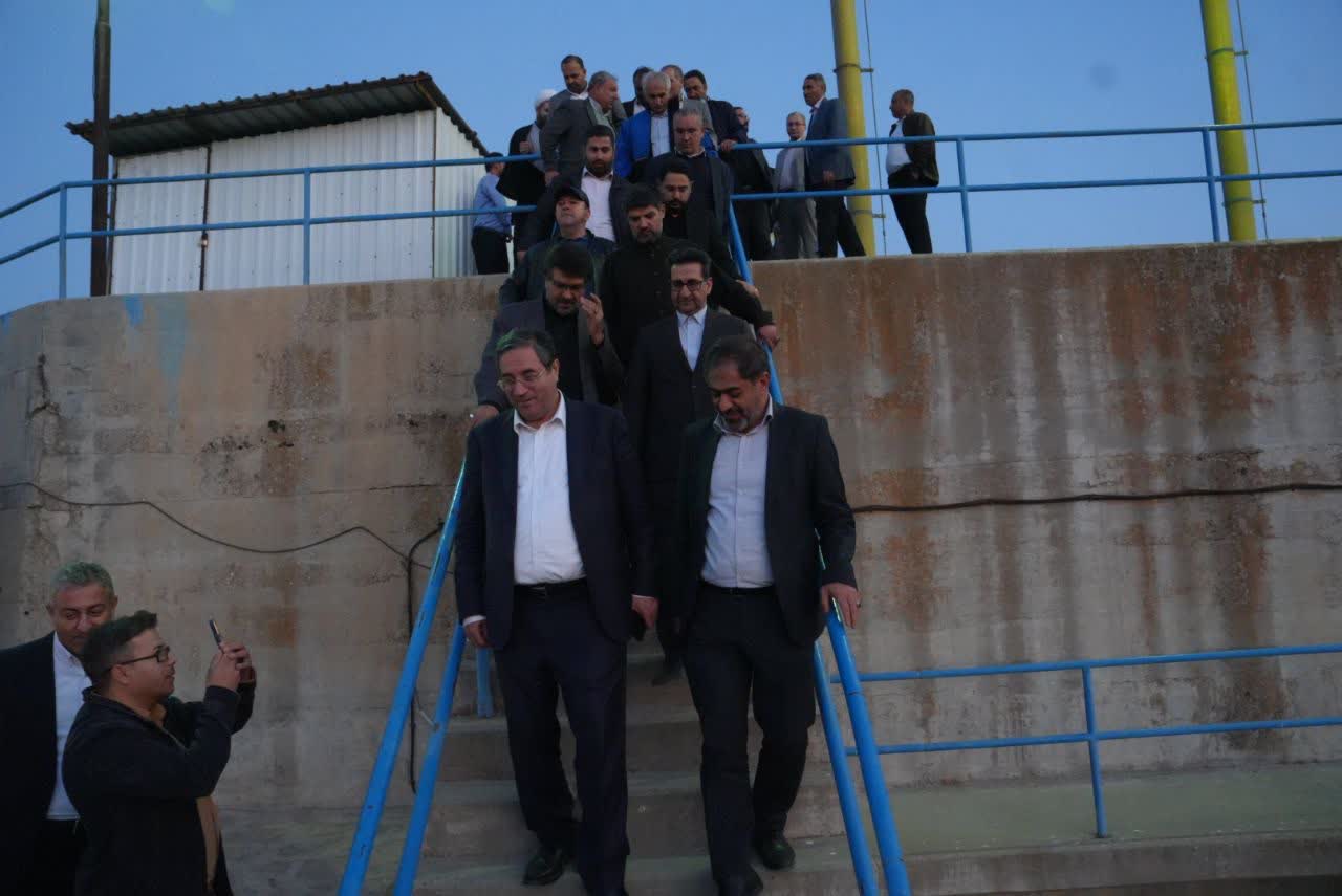 بازدید استاندار آذربایجانغربی از سد نوروزلو در میاندوآب + تصاویر