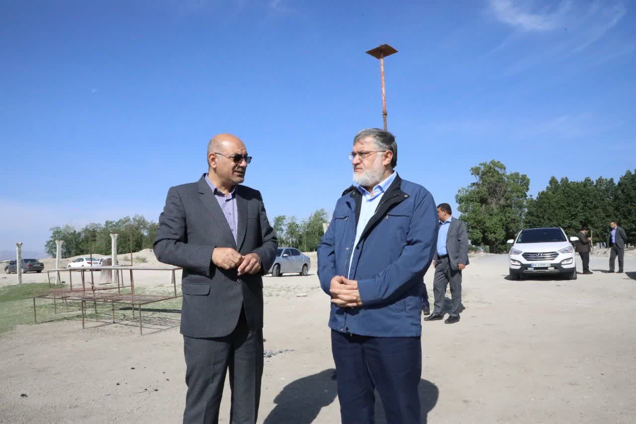 بازدید استاندار آذربایجانغربی از تالاب روستای گلمرز ارومیه + تصاویر