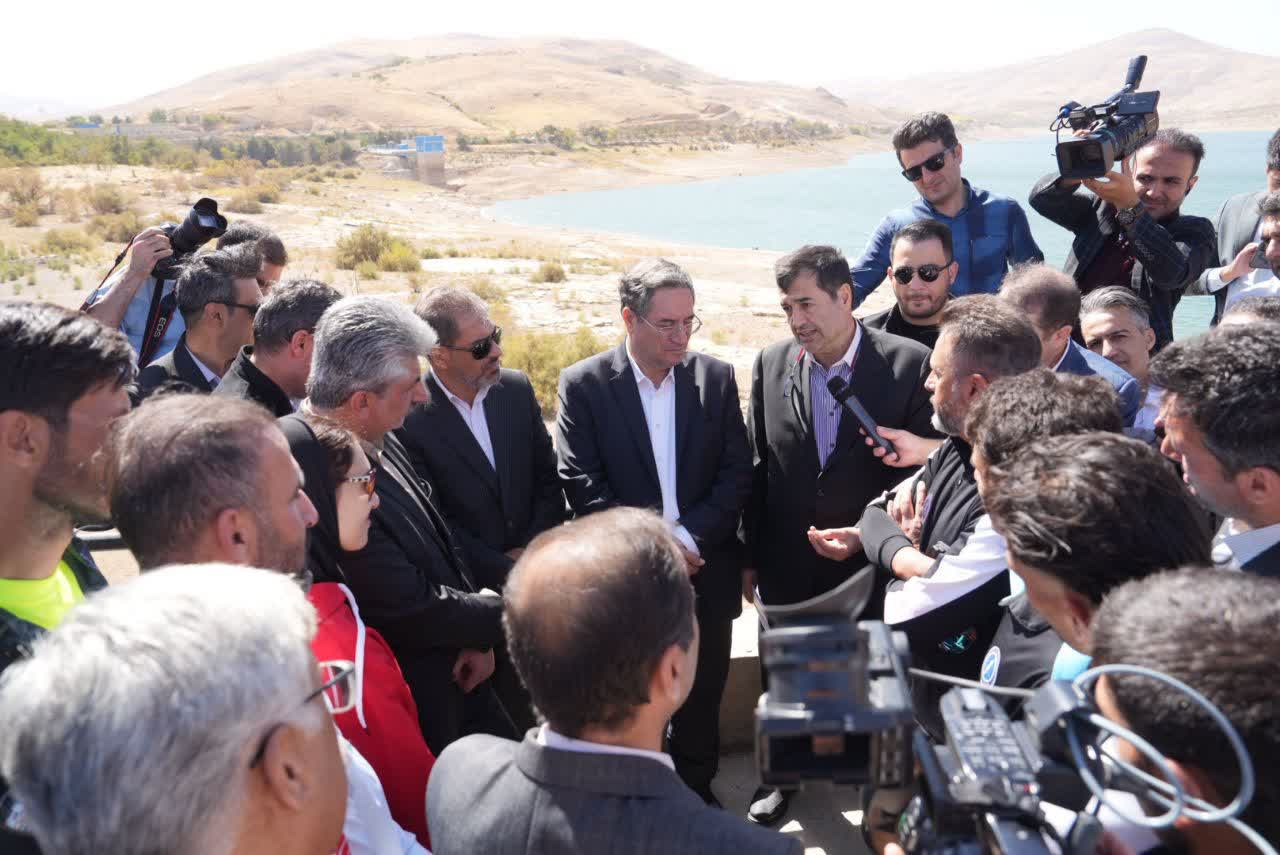 بازدید وزیر ورزش و جوانان از اردوی تیم ملی روئینگ در مهاباد + تصاویر