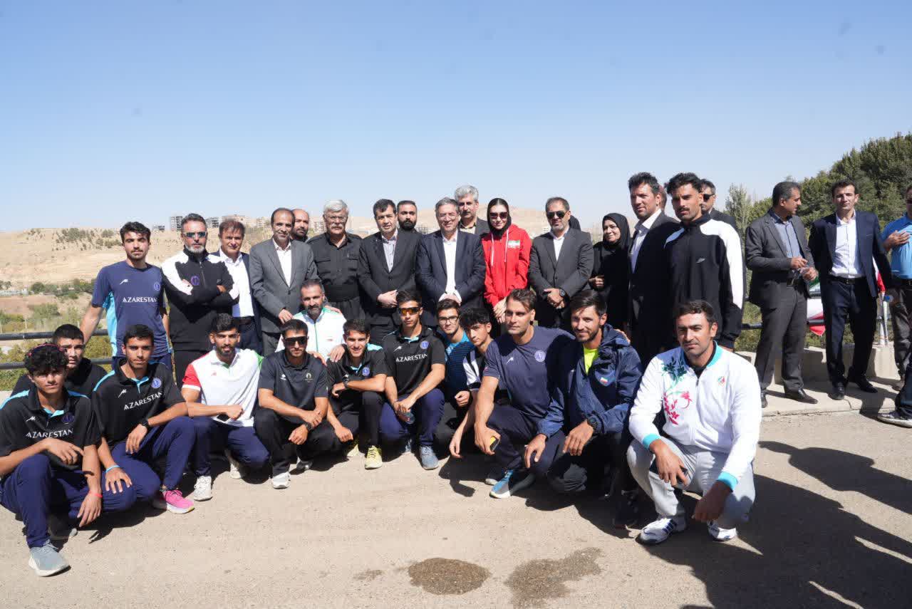 بازدید وزیر ورزش و جوانان از اردوی تیم ملی روئینگ در مهاباد + تصاویر