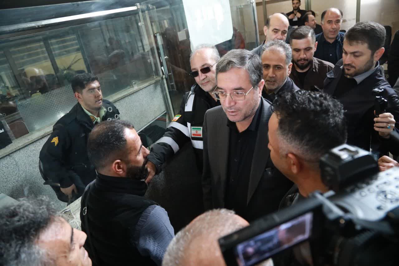 بازدید استاندار آذربایجان‌غربی از پایانه مرزی سرو ارومیه + تصاویر