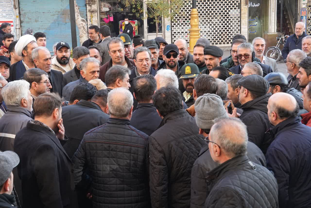 بازدید استاندار آذربایجان‌غربی از اماکن تاریخی شهر خوی + تصاویر