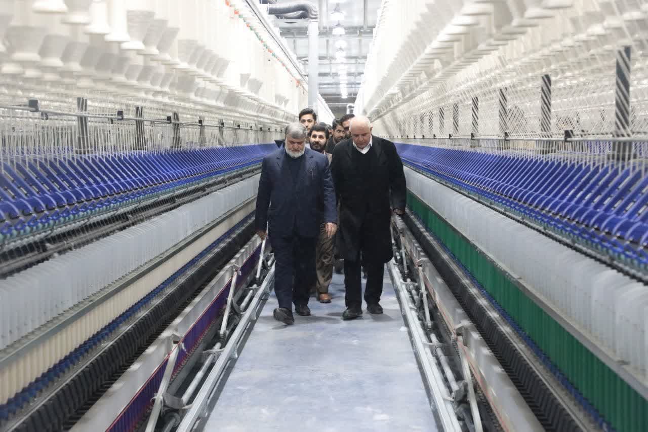 آلبوم تصویری / بازدید استاندار آذربایجان غربی از کارخانجات نساجی خوی