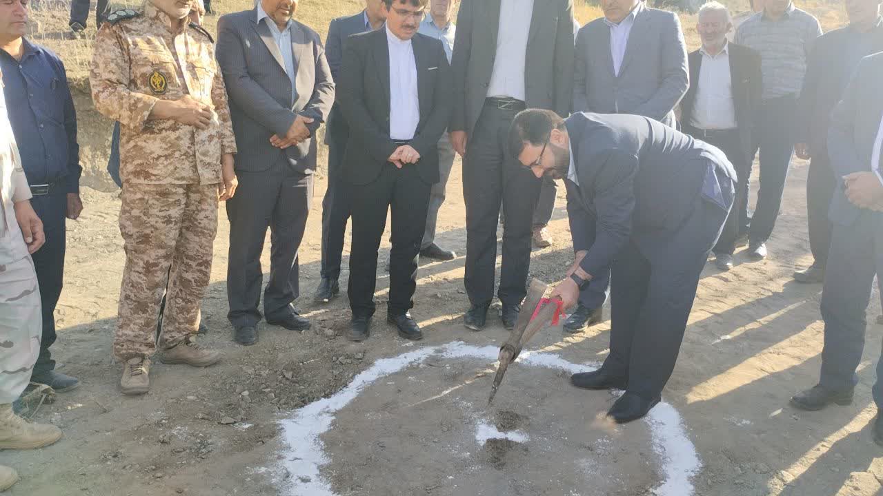 کلنگزنی پروژه آبرسانی به روستای قشلاق تاریمیش قطور + تصاویر