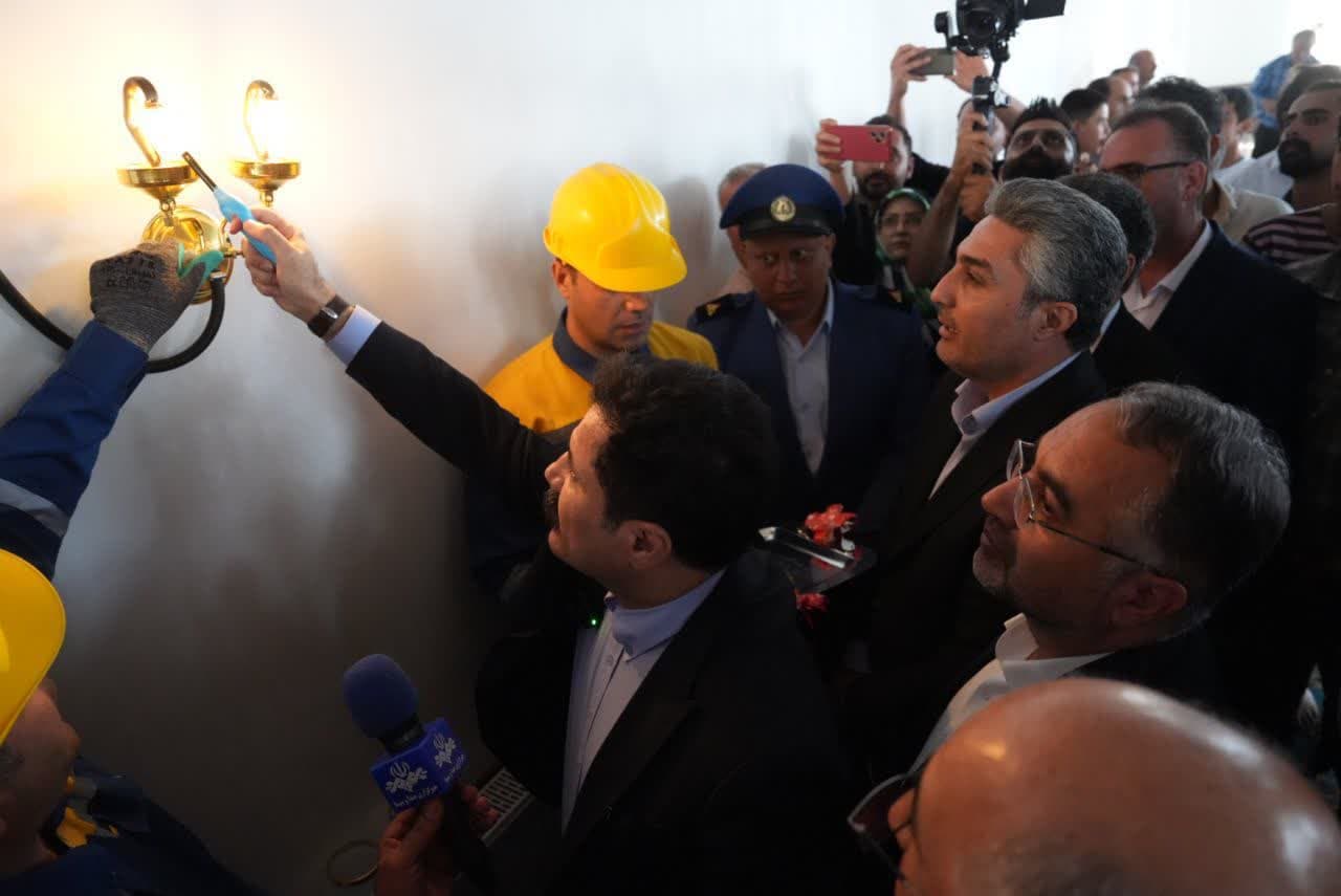 افتتاح پروژه گازرسانی به روستاهای مرزی در ارومیه + تصاویر