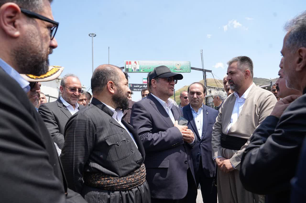 بازدید استاندار آذربایجانغربی از مرز کیله سردشت + تصاویر