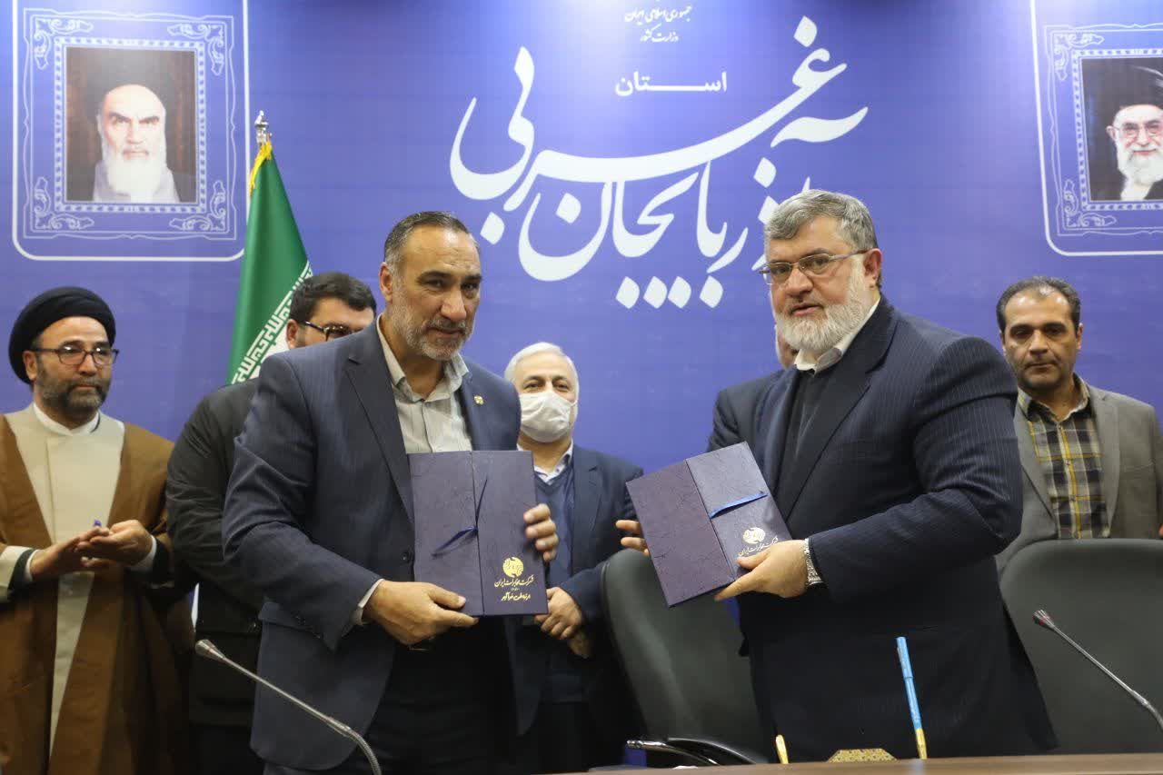 آلبوم تصویری / آیین آغاز عملیات اجرایی نهضت توسعه فیبر نوری توسط شرکت مخابرات ایران در آذربایجانغربی