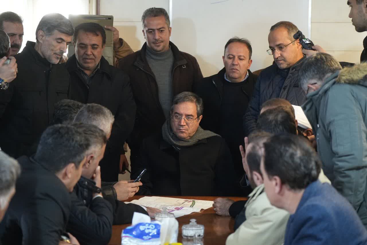 بازدید استاندار آذربایجانغربی از روند اجرای پروژه کنارگذر بوکان + تصاویر