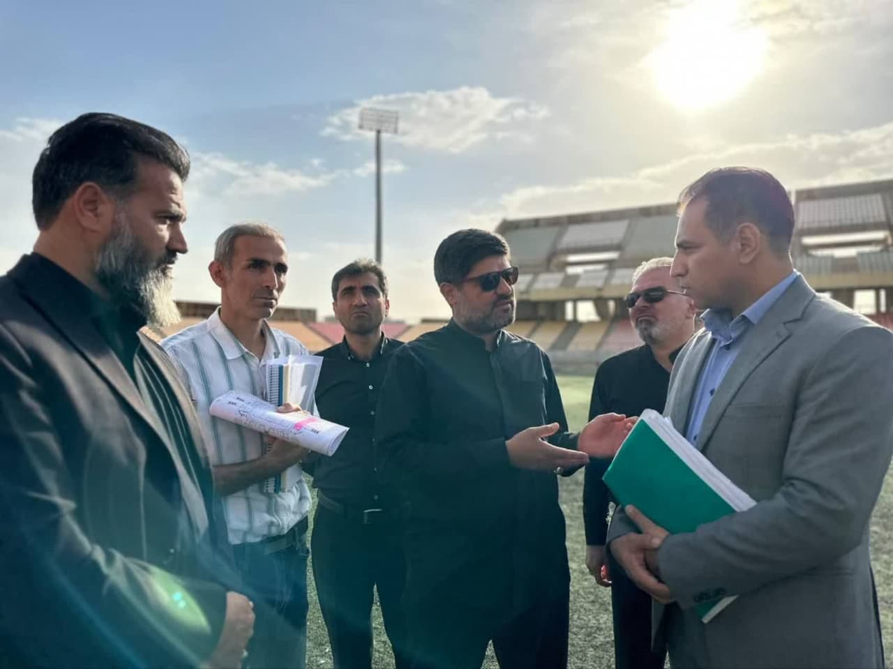 بازدید معاون هماهنگی امور عمرانی استاندار آذربایجانغربی از ورزشگاه 15 هزار نفری شهید باکری ارومیه