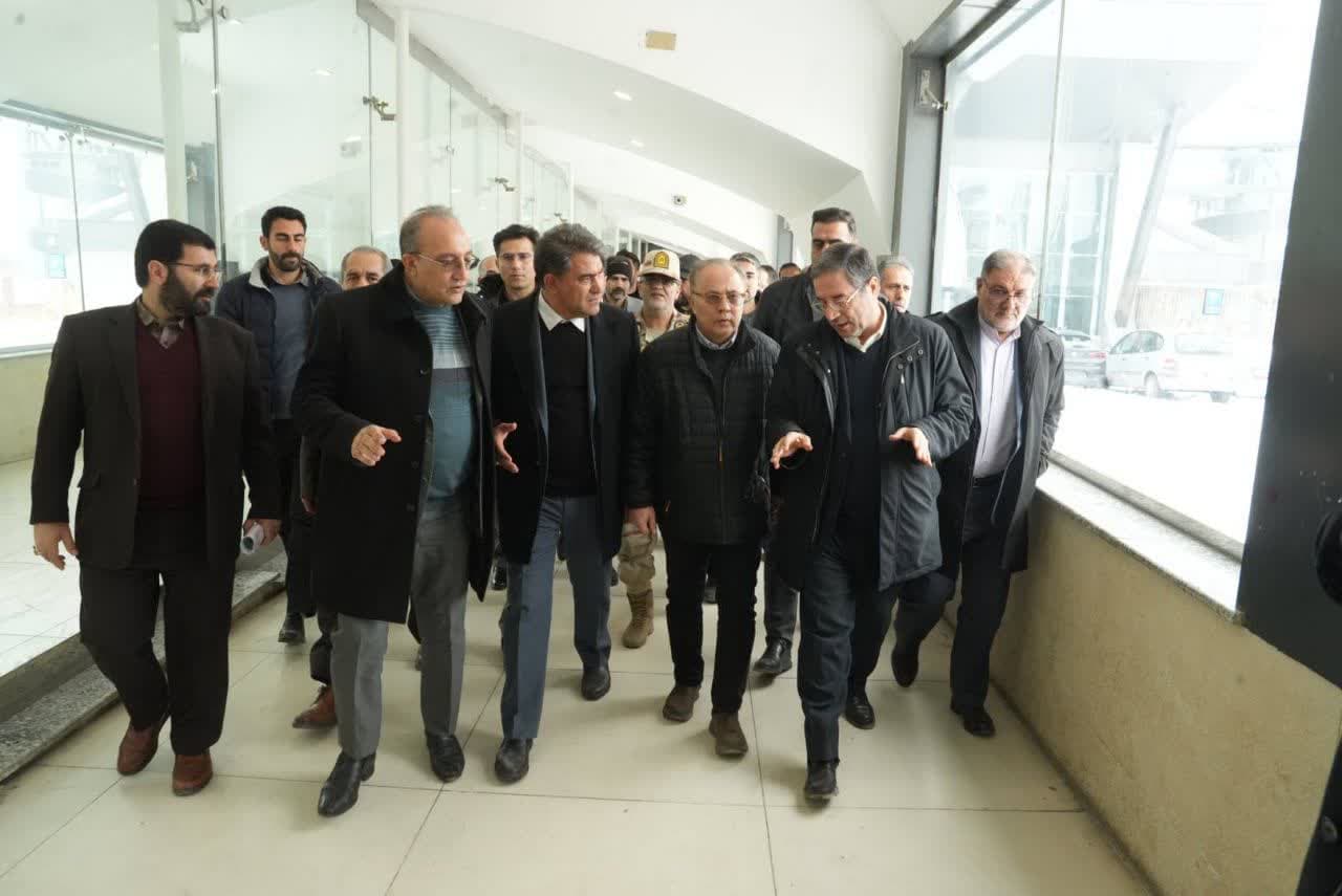 بازدید معاون امور مجلس رئیس جمهور و استاندار آذربایجانغربی از بخشهای مختلف پایانه مرزی رازی + تصاویر